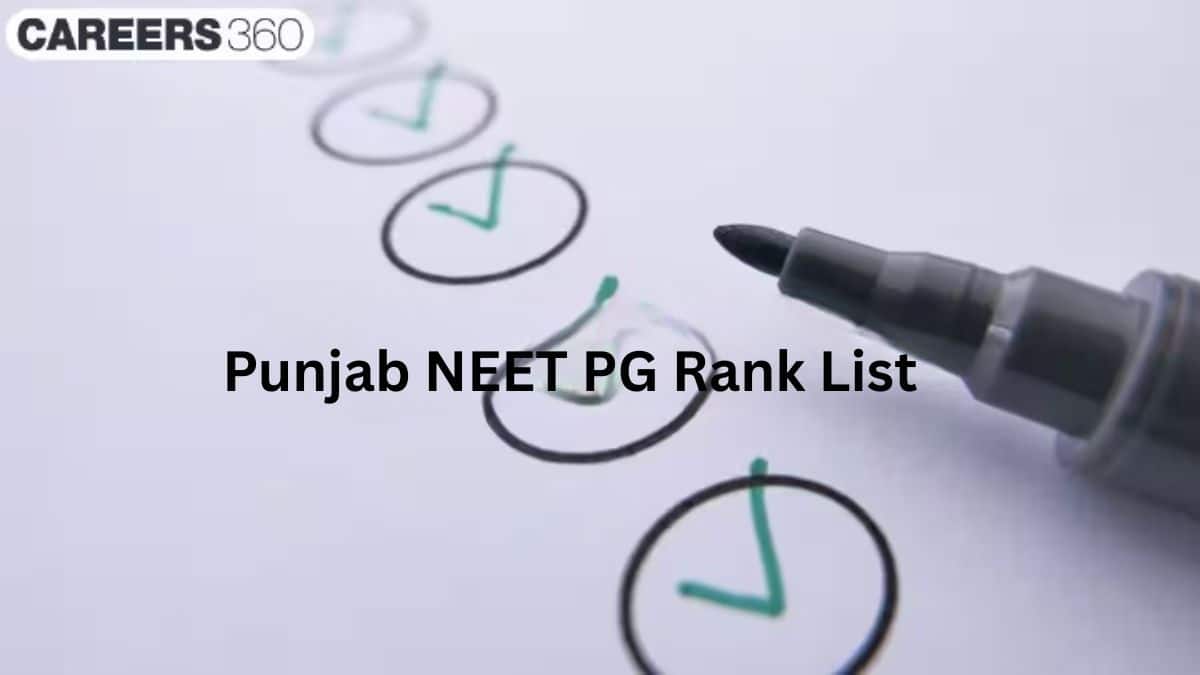 Punjab NEET PG Rank List 2025 (Released): Download PDF